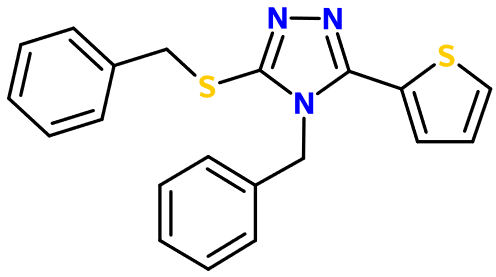 (图片) MC080199 4-Bn-3-(benzylsulfanyl)-5-(2-thienyl)-4H-1,2,4-triazole